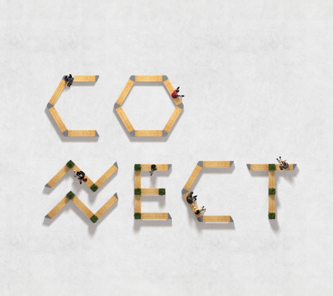 自由な組み合わせで、人と街をコネクトする