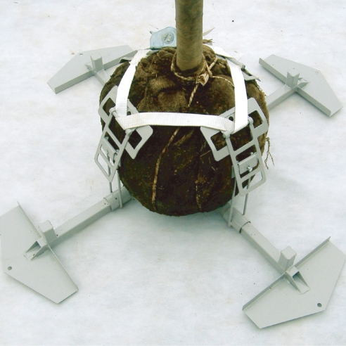 横打ち式　根鉢ホールド型地下支柱